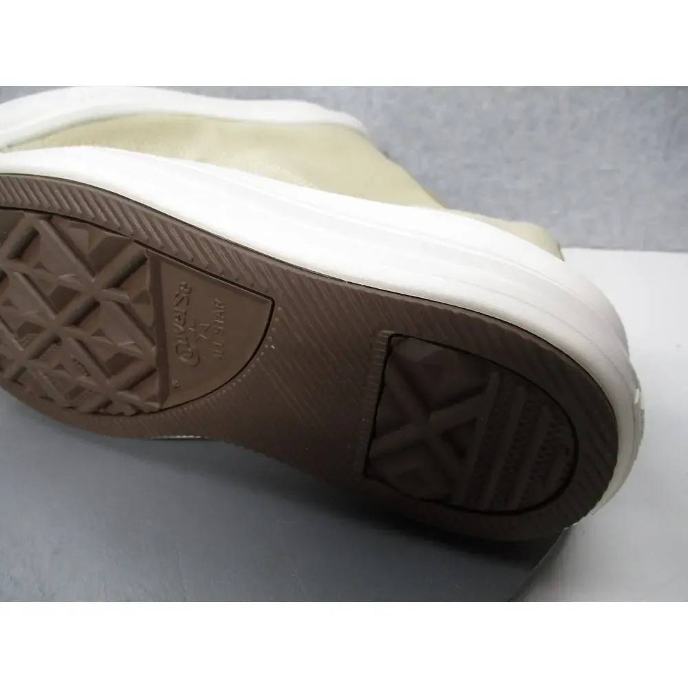 Converse Womens Sz 6 Chuck Taylor All Star Move Hi Platform Beige Combs Shoes